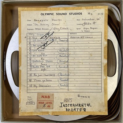 Lot 372 - THE ROLLING STONES - 'BETWEEN THE BUTTONS' ERA TAPE REEL.
