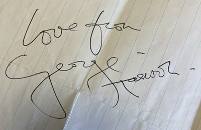 Lot 171C - GEORGE HARRISON AUTOGRAPH.