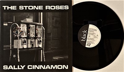 Lot 75 - THE STONE ROSES - SALLY CINNAMON 12" (ORIGINAL UK PRESSING WITH PRESS RELEASE/PROMO MATERIAL - FM REVOLVER 12 REV 36)