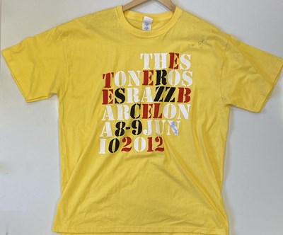 Lot 463 - STONE ROSES SIGNED T-SHIRT.