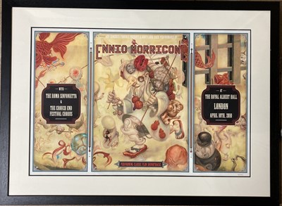Lot 298 - ENNIO MORRICONE ROYAL ALBERT HALL POSTER.