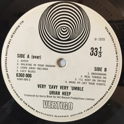 Lot 61 - URIAH HEEP - VERTIGO SWIRL LP RARITIES