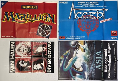 Lot 197 - HARD ROCK / METAL CONCERT POSTERS.