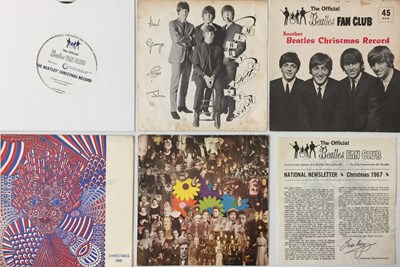 Lot 61 - THE BEATLES - CHRISTMAS FAN CLUB 7" FLEXI DISCS