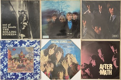Lot 123 - THE ROLLING STONES - 60s STUDIO LPs