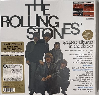 Lot 159 - THE ROLLING STONES - GREATEST ALBUMS OF THE SIXTIES (CD BOX SETS - NEW & SEALED - 4988005542656)