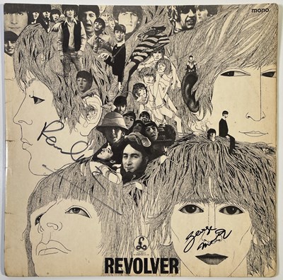 Lot 244 - THE BEATLES - PAUL MCCARTNEY AND GEORGE MARTIN SIGNED COPY OF 'REVOLVER'.