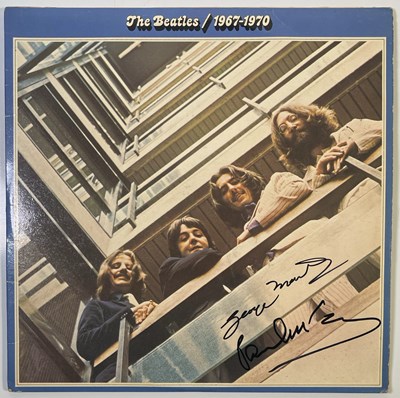 Lot 238 - THE BEATLES - PAUL MCCARTNEY AND GEORGE MARTIN SIGNED LP.