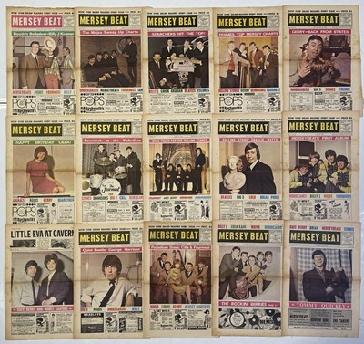 Lot 193 - MERSEY BEAT MAGAZINE - COLOUR ISSUES.