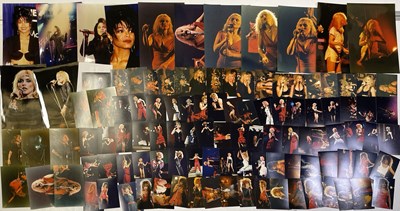 Lot 124 - FEMALE STARS - 1980S PHOTO COLLECTION INC DEBBIE HARRY / BLONDIE / TINA TURNER.
