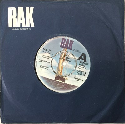 Lot 261 - ANGELO & EIGHTEEN - FLIGHT 2 C/W MIDNIGHT FLIGHT 7" (DEMO - RAK 137)