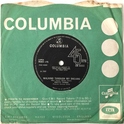 Lot 264 - PRETTY THINGS - WALKING THROUGH MY DREAMS 7" (SOLID CENTRE - DB 8353)