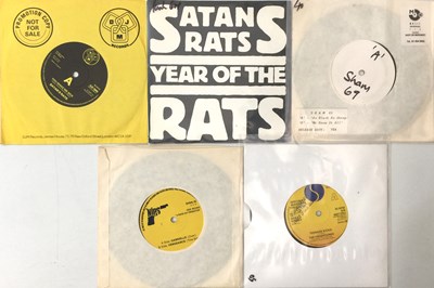 Lot 279 - PUNK / NEW WAVE - 7" PROMOS / WHITE LABELS PACK