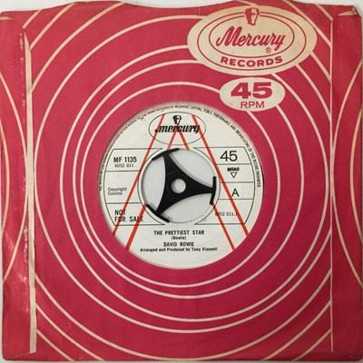 Lot 280 - DAVID BOWIE - THE PRETTIEST STAR 7" (PROMO - MF 1135)
