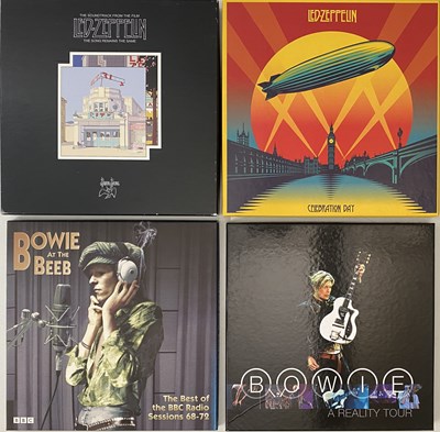 Lot 222 - LED ZEPPELIN AND DAVID BOWIE LP BOX SET COLLECTION