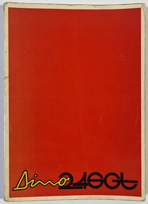 Lot 253 - THE BEATLES - GEORGE HARRISON INTEREST - MANUAL FROM GEORGE HARRISONS' FERRARI DINO 240GT.