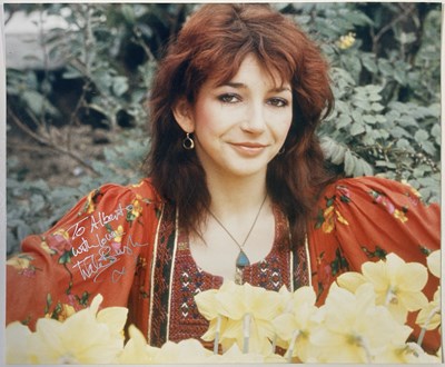Lot 266 - KATE BUSH - SIGNED PHOTO.