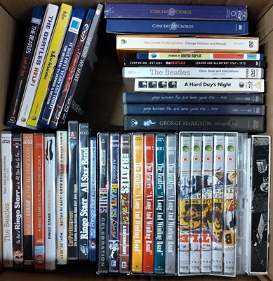 Lot 170 - THE BEATLES - LARGE COLLECTION OF DVDS.