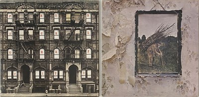 Lot 332 - LED ZEPPELIN - IV/ PHYSICAL GRAFFITI LP PACK (UK ORIGINALS)