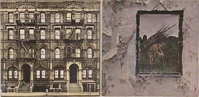 Lot 333 - LED ZEPPELIN - IV/ PHYSICAL GRAFFITI LP PACK