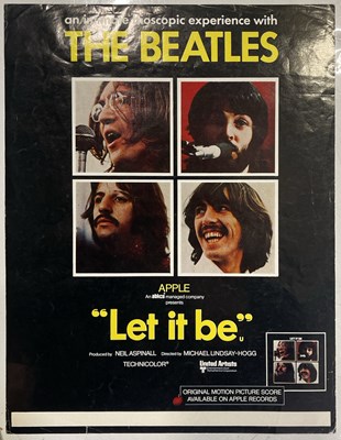 Lot 219 - LET IT BE MINI POSTER / '20 YEARS AGO' ADVERTISING POSTER SET.