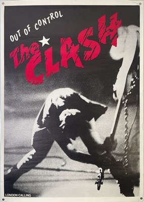 Lot 533 - THE CLASH - C 1984 LONDON CALLING POSTER.