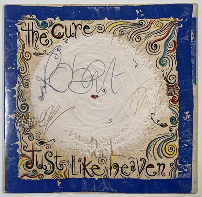 Lot 477 - THE CURE - SIGNED CD COVER.