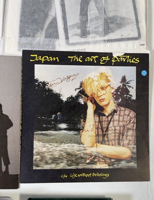 Lot 42 - MUSIC MEMORABILIA INC SIGNED ECHO AND THE BUNNYMEN / JAPAN 7" SLEEVES.