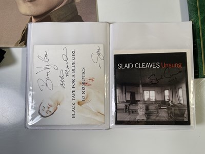 Lot 42 - MUSIC MEMORABILIA INC SIGNED ECHO AND THE BUNNYMEN / JAPAN 7" SLEEVES.