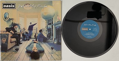 Lot 475 - OASIS - DEFINITELY MAYBE LP (CRE LP 169 - ORIGINAL UK DAMONT PRESSING)