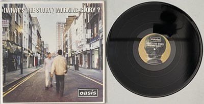 Lot 476 - OASIS - (WHAT'S THE STORY) MORNING GLORY LP (UK ORIGINAL - DAMONT - CRE LP 189)