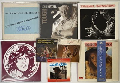 Lot 449 - JOHN MAYALL - SIGNED LPS AND 7" SINGLES.