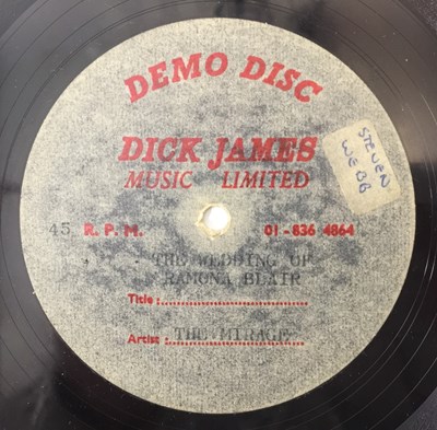 Lot 489 - THE MIRAGE - THE WEDDING OF RAMONA BLAIR 7" ACETATE