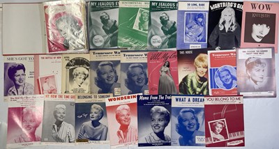 Lot 44 - FEMALE STARS OF THE 20TH CENTURY - SHEET MUSIC ARCHIVE.