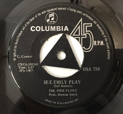 Lot 508 - THE PINK FLOYD - SEE EMILY PLAY 7" (ORIGINAL RHODESIAN PRESSING - COLUMBIA DSA 738)