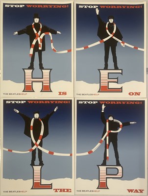 Lot 220 - THE BEATLES - ALTERNATIVE POSTERS BY TOM WHALEN - FOR HELP!