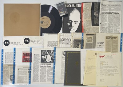 Lot 75 - ZUCCARELLI LABS - CORRESPONDENCE INC FROM LUCASFILM - RELATING TO HOLOPHONIC SOUND SYSTEM.