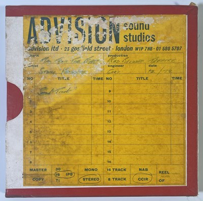 Lot 509 - DAVID BOWIE INTEREST - ORIGINAL 1972 ADVISION SOUND STUDIO TAPE - MAN FROM THE EAST.