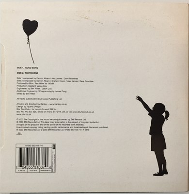 Lot 126 - BLUR - GOOD SONG 7" (RED VINYL BANKSY DESIGNED SLEEVE - PARLOPHONE R 6619)