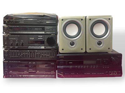Lot 28 - AUDIO EQUPIMENT (TECHNICS, DENON, JVC).