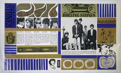 Lot 404 - THE ROLLING STONES - SWEDISH PROMOTIONAL POSTER.