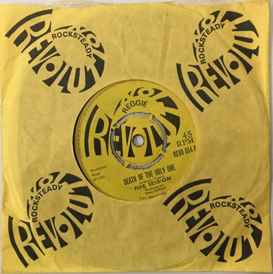 Lot 16 - FIRE SESSION - DEATH OF THE UGLY ONE 7" (REVR 014 - ORIGINAL 4-PRONG CENTRE)