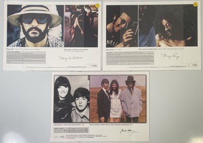 Lot 181 - THE BEATLES - SIGNED PRINTS INC MAY PANG.