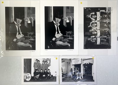 Lot 216 - THE BEATLES - THREE LIMITED EDITION MAX SCHELER SIGNED PRINTS.