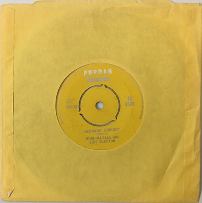 Lot 28 - JOHN MAYALL AND ERIC CLAPTON - BERNARD JENKINS 7" (45 3502)