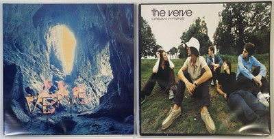 Lot 541 - THE VERVE - A STORM IN HEAVEN & URBAN HYMNS LPs (ORIGINAL UK COPIES)