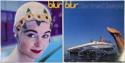 Lot 543 - BLUR - THE GREAT ESCAPE & LEISURE LPs (ORIGINAL UK COPIES)