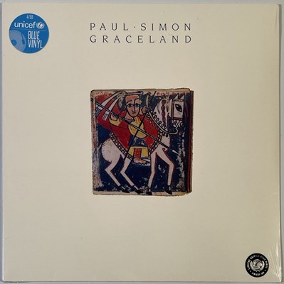 Lot 571 - PAUL SIMON - GRACELAND LP (LIMITED/ UNICEF BLUE VINYL - NEW & SEALED - 190759111710)
