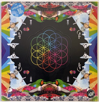 Lot 574 - COLDPLAY - A HEAD FULL OF DREAMS LP (LIMITED/ UNICEF BLUE VINYL - NEW & SEALED - 0825646982158)