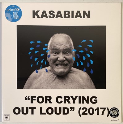 Lot 576 - KASABIAN - FOR CRYING OUT LOUD (2017) LP (LIMITED/ UNICEF BLUE VINYL - NEW & SEALED - 190759088111)